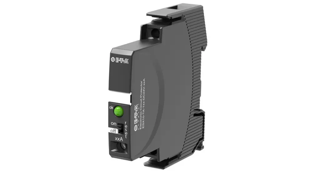Interruptor automático electrónico ETA ESX10-TA-100-DC24V-10A, 10A, Carril DIN 24V ESX10-TA-100