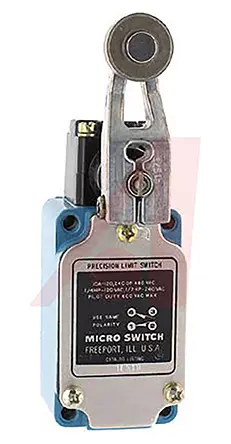 Final de carrera con Palanca de Rodillo Honeywell LS, SPDT, NA/NC, 120V, 10A, IP67 | 1LS19