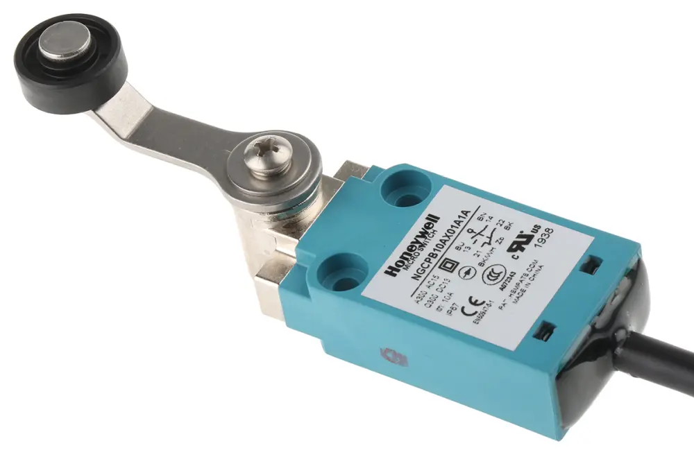 Final de carrera con Palanca de Rodillo Honeywell NGC, SPDT, NA/NC, 240V, 6A, IP67 | NGCPB10AX01A1A