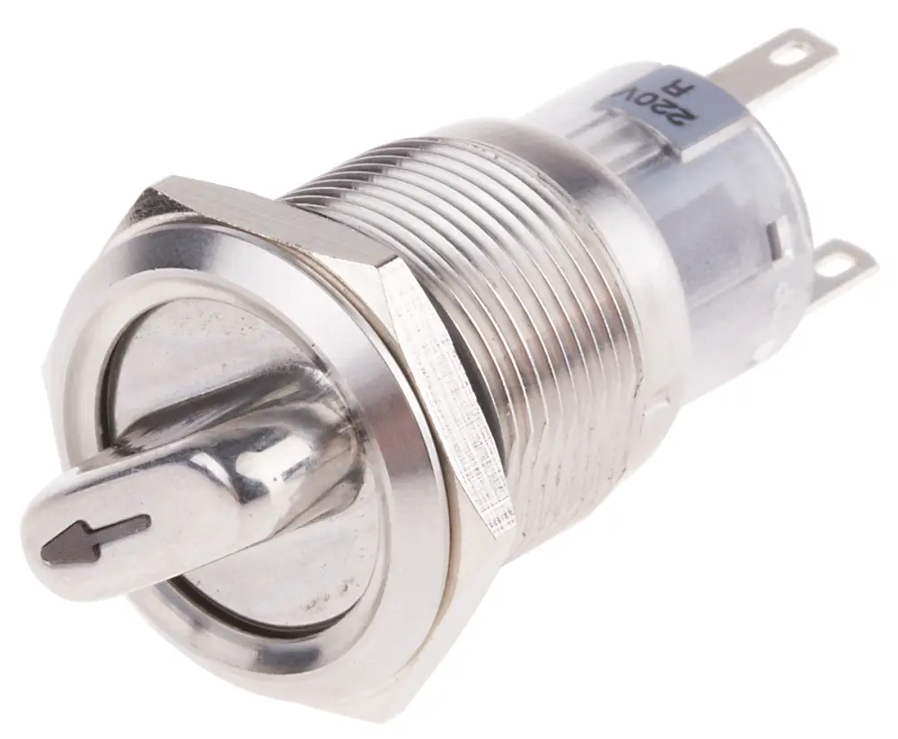 Interruptor giratorio, 2 vías, 220V, IP67