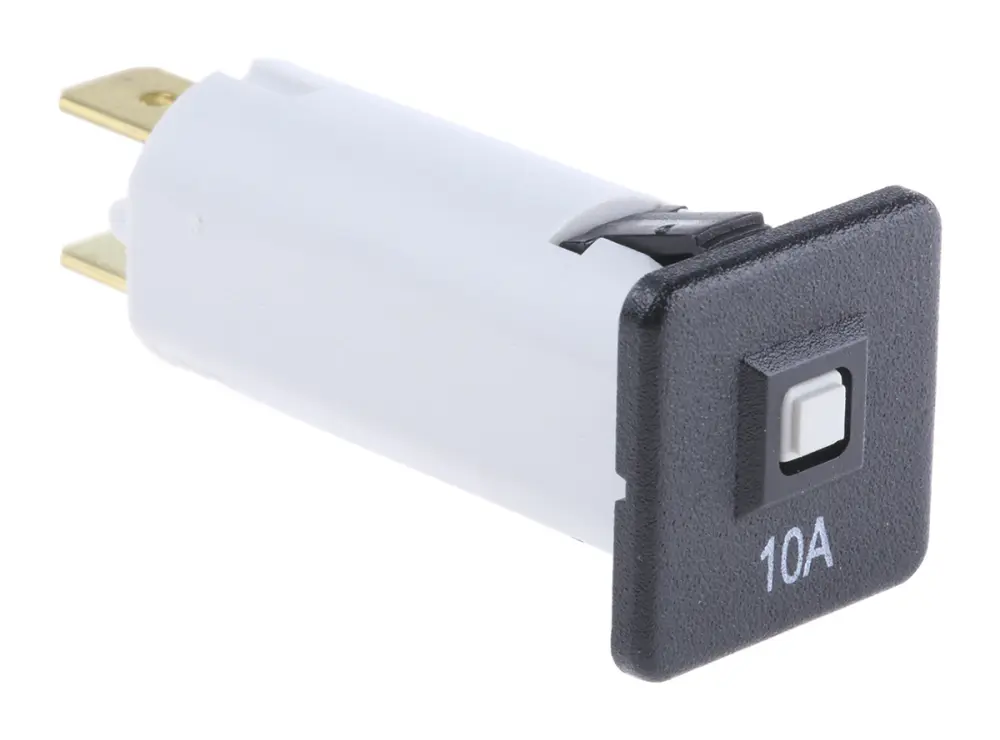 Disyuntor magnético térmico Schurter de 1 polo, 48 V dc, 240V ac, 10A | 4404.0004