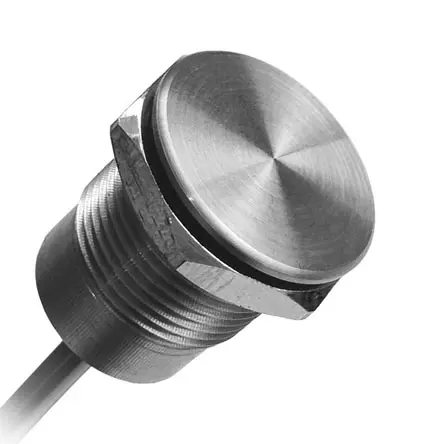 Interruptor piezo, 1 24 V dc, Terminales de Wire Lead IP68, IP69K, Color Gris, -40 → +85°C | MPZ016/F Bulgin