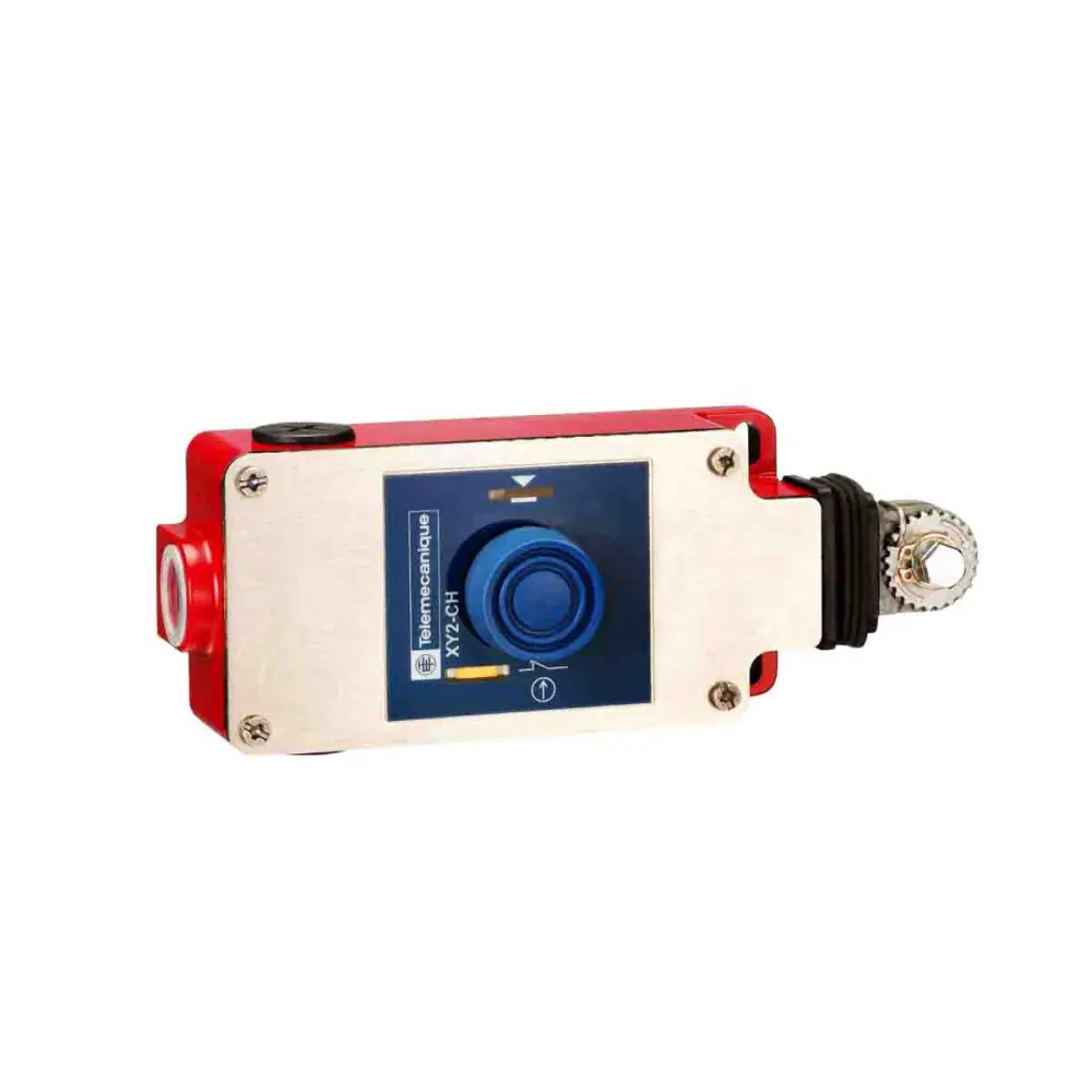 Interruptor de cable de sujeción Telemecanique Sensors XY2CH13250, 30m, 2P, 1 NC / 1 NA, 3 240 V , Tensión AC Máxima