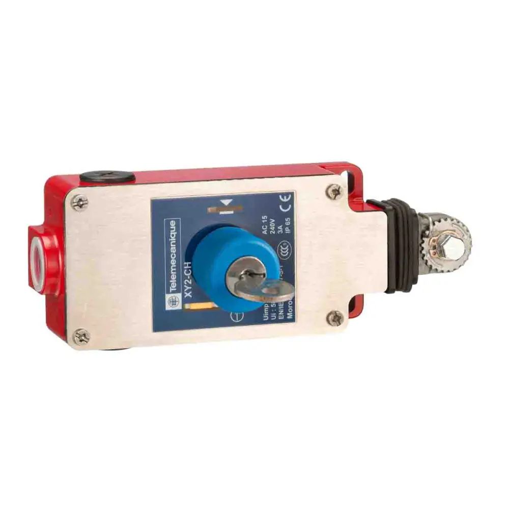 Interruptor de cable de sujeción Telemecanique Sensors XY2CH13450, 30m, 2P, 1 NC / 1 NA, 3 240 V , Tensión AC Máxima