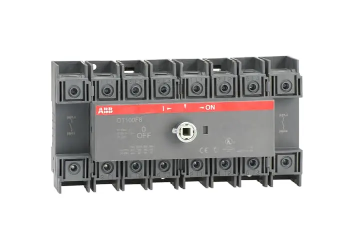 Interruptor seccionador, OT, Corriente 100A, Potencia 37kW, IP20 OT100F8 | 1SCA105022R1001 OT100F8 ABB