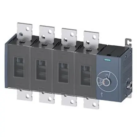 Interruptor seccionador, 4, Corriente 1000A, Potencia 710kW, IP00, IP20 | 3KD5044-0RE40-0 Siemens