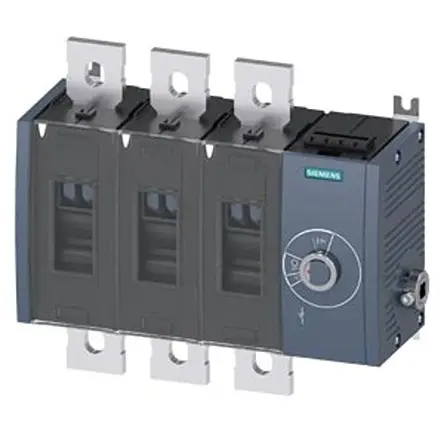 Interruptor seccionador, 3, Corriente 1000A, Potencia 710kW, IP00, IP20 | 3KD5034-0QE40-0 Siemens