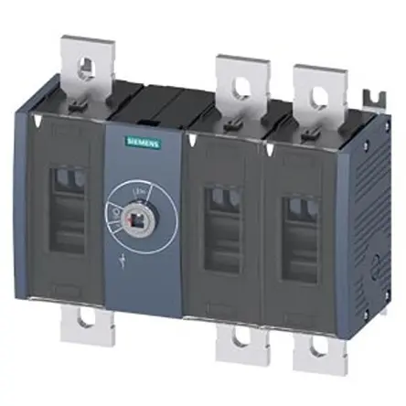 Interruptor seccionador, 3, Corriente 1000A, Potencia 710kW, IP00, IP20 | 3KD5030-0QE20-0 Siemens