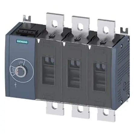 Interruptor seccionador, 3, Corriente 1000A, Potencia 710kW, IP00, IP20 | 3KD5034-0QE10-0 Siemens