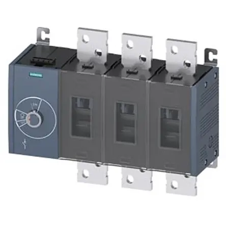 Interruptor seccionador, 3, Corriente 1600A, Potencia 1000kW, IP00, IP20 | 3KD5434-0RE10-0 Siemens