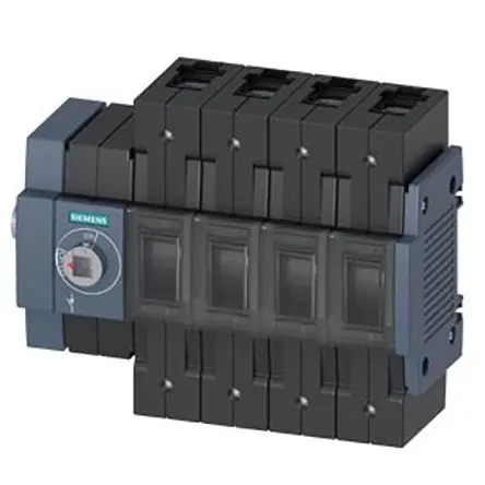 Interruptor seccionador, 4, Corriente 160A, Potencia 110kW, IP20 | 3KD3444-2NE10-0 Siemens