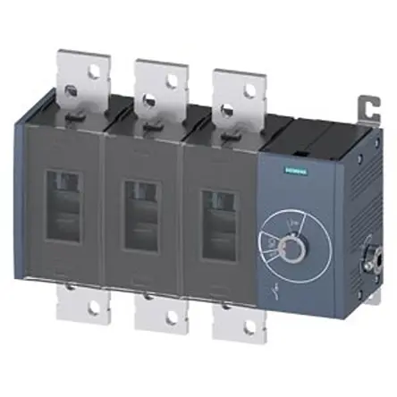 Interruptor seccionador, 3, Corriente 2000A, Potencia 1000kW, IP00, IP20 | 3KD5634-0RE40-0 Siemens