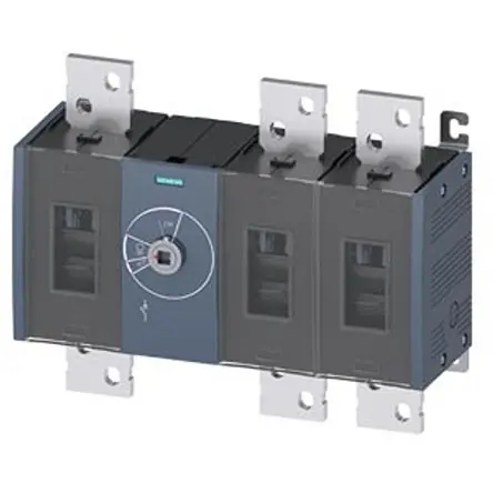 Interruptor seccionador, 3, Corriente 2000A, Potencia 1000kW, IP00, IP20 | 3KD5630-0RE20-0 Siemens