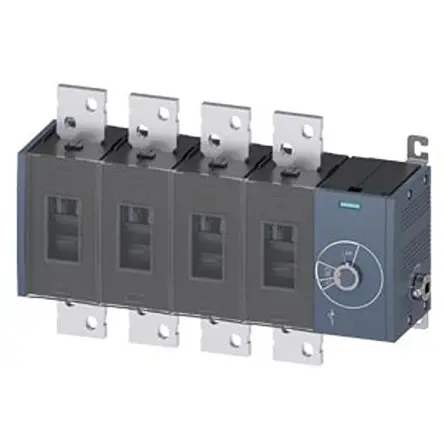 Interruptor seccionador, 4, Corriente 2000A, Potencia 1000kW, IP00, IP20 | 3KD5644-0RE40-0 Siemens