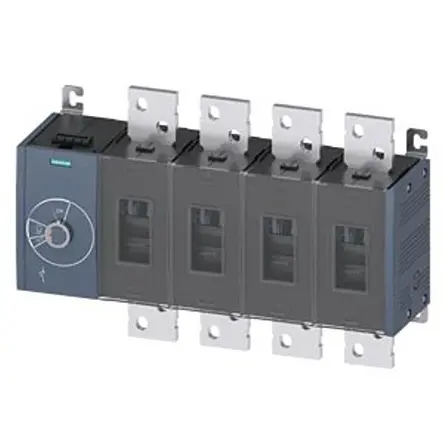 Interruptor seccionador, 4, Corriente 2000A, Potencia 1000kW, IP00, IP20 | 3KD5644-0RE10-0 Siemens