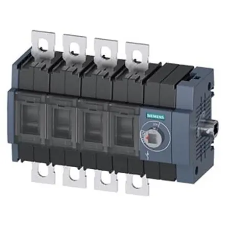 Interruptor seccionador, 4, Corriente 200A, Potencia 110kW, IP00, IP20 | 3KD3644-0NE40-0 Siemens