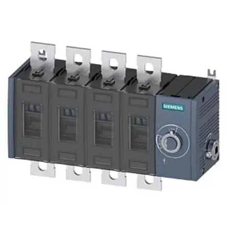 Interruptor seccionador, 4, Corriente 200A, Potencia 132kW, IP00, IP20 | 3KD3644-0PE40-0 Siemens