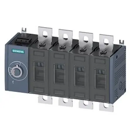 Interruptor seccionador, 4, Corriente 200A, Potencia 132kW, IP00, IP20 | 3KD3644-0PE10-0 Siemens