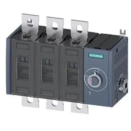 Interruptor seccionador, 3, Corriente 500A, Potencia 250kW, IP00, IP20 | 3KD4434-0PE40-0 Siemens