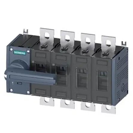 Interruptor seccionador, 4, Corriente 500A, Potencia 250kW, IP00, IP20 | 3KD4442-0PE10-0 Siemens