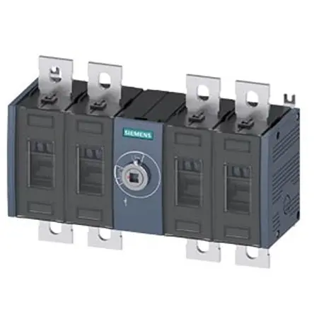 Interruptor seccionador, 4, Corriente 500A, Potencia 250kW, IP00, IP20 | 3KD4440-0PE20-0 Siemens