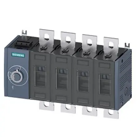 Interruptor seccionador, 4, Corriente 500A, Potencia 250kW, IP00, IP20 | 3KD4444-0PE10-0 Siemens
