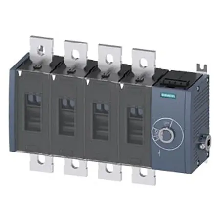 Interruptor seccionador, 4, Corriente 500A, Potencia 355kW, IP00, IP20 | 3KD4444-0QE40-0 Siemens