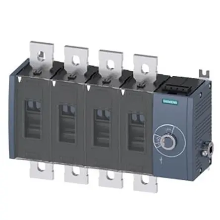 Interruptor seccionador, 4, Corriente 630A, Potencia 400kW, IP00, IP20 | 3KD4644-0QE40-0 Siemens