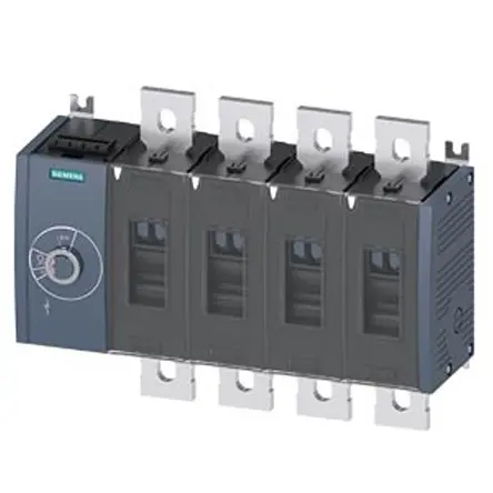 Interruptor seccionador, 4, Corriente 630A, Potencia 400kW, IP00, IP20 | 3KD4644-0QE10-0 Siemens