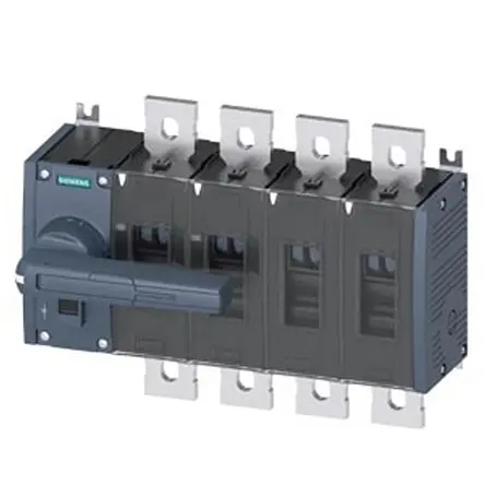 Interruptor seccionador, 4, Corriente 800A, Potencia 560kW, IP00, IP20 | 3KD4842-0QE10-0 Siemens