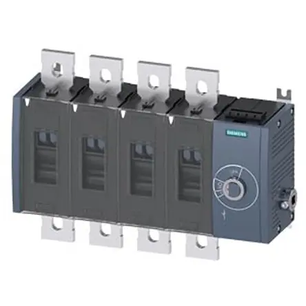 Interruptor seccionador, 4, Corriente 800A, Potencia 560kW, IP00, IP20 | 3KD4844-0QE40-0 Siemens