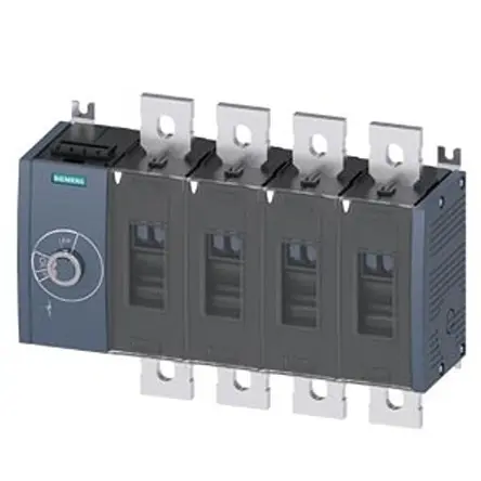 Interruptor seccionador, 4, Corriente 800A, Potencia 560kW, IP00, IP20 | 3KD4844-0QE10-0 Siemens