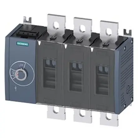 Interruptor seccionador, 3, Corriente 800A, Potencia 560kW, IP00, IP20 | 3KD4834-0QE10-0 Siemens