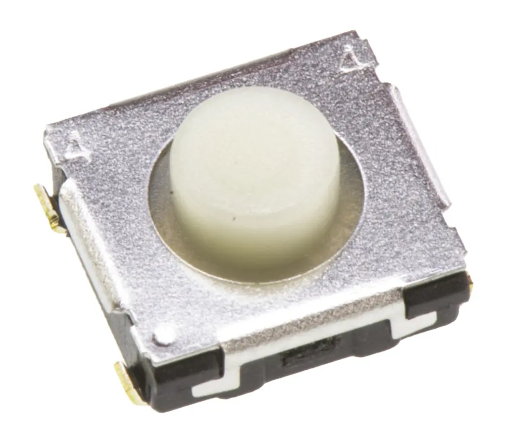 Interruptor táctil tipo Placa de empuje, Blanco, contactos SPST 3.1mm | EVQQ2P03W Panasonic