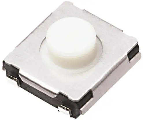Interruptor táctil tipo Placa de empuje, Blanco, contactos SPST 3.1mm | EVQQ2D03W Panasonic