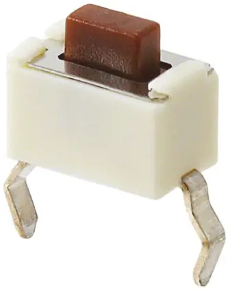 Interruptor táctil tipo Placa de empuje, Marrón, contactos SPST 4.3mm | EVQPE604T Panasonic