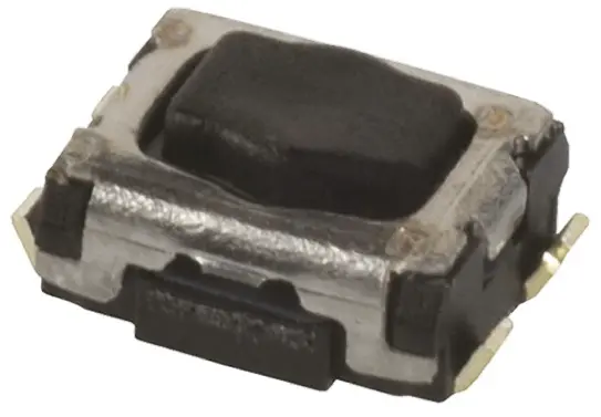 Interruptor táctil tipo Placa de empuje, Negro, contactos SPST 1.7mm | EVPAA202K Panasonic