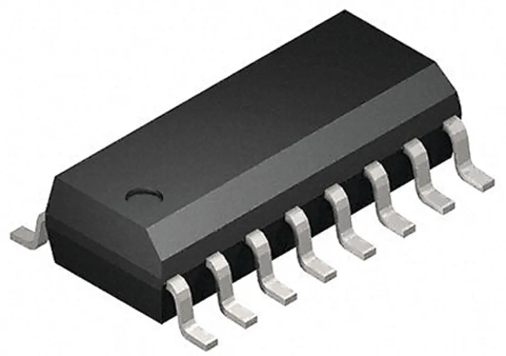Búfer, 74HC4053D, LSTTL 19 canales SOIC 16 pines 74HC Toshiba