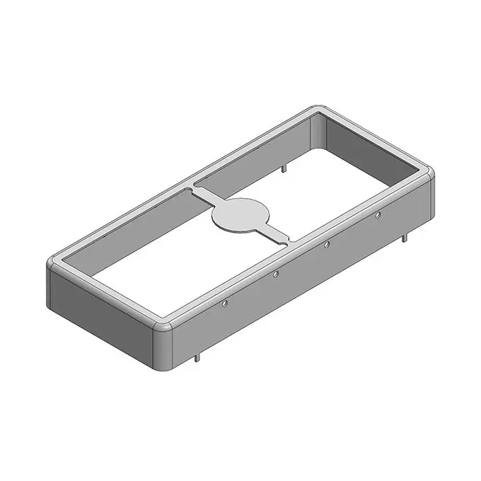 Caja de apantallamiento de Acero estañado, interior 54.4 x 23.9 x 7.5mm | MS544-10F Masach Tech