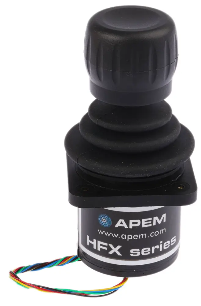 Joystick con Efecto Hall, 3 ejes, 10 mA 5 V ac, 5V, IP65, IP68, -25 → +70°C | HFX-3600-034 CH Products