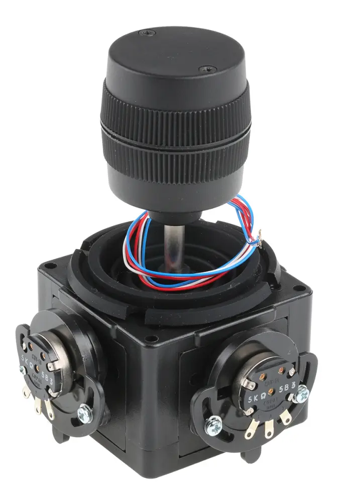 Joystick Potenciómetro, 3 ejes, Soldadura, SPST, -25 → +85°C | S30L081P-50 CH Products