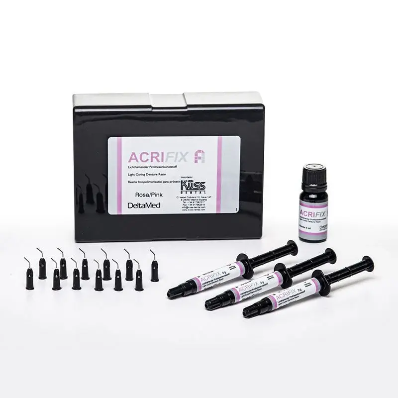 Limpiador de Sensores Acrifix Kuss Dental - KIT Seringue Résine Photopolymérisable