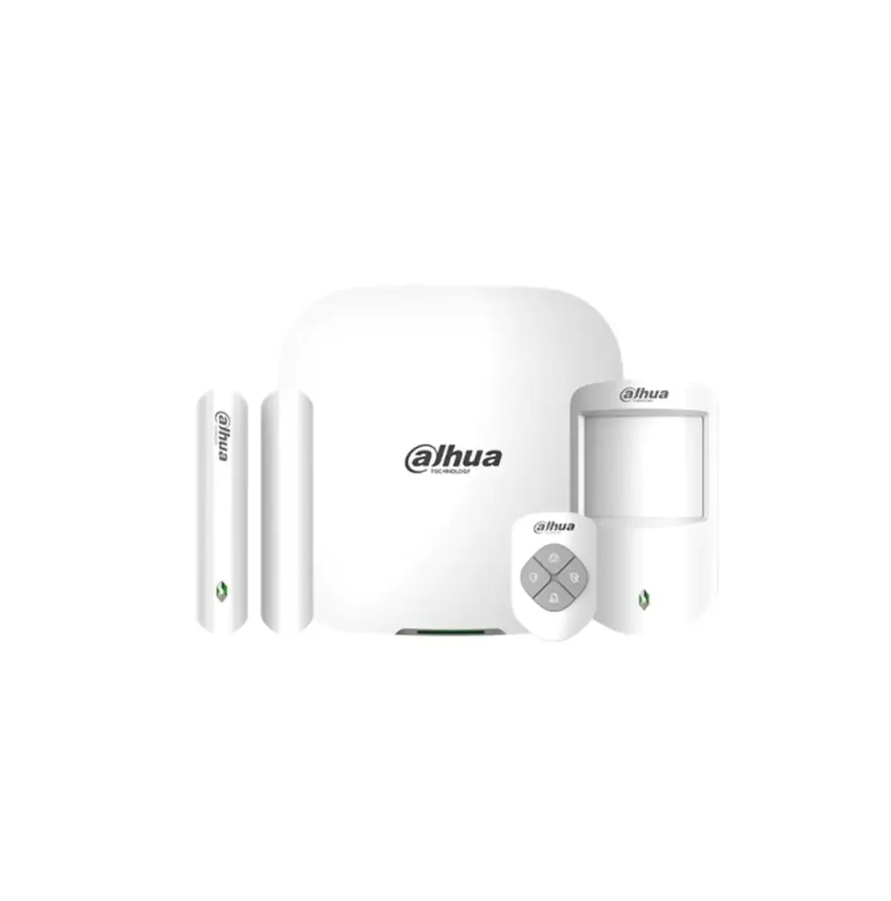 Kit de alarma 4G Wi-Fi con panel CONEXIÓN DE RED control/PIR/Conctacto ARC3000H-03-F Marca: Dahua