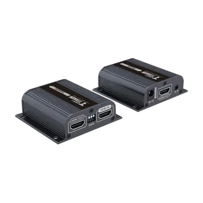 Kit Extensor HDMI con loop de salida, distancia 50 Mts / CAT6. Compatible con Aplicación Móvil