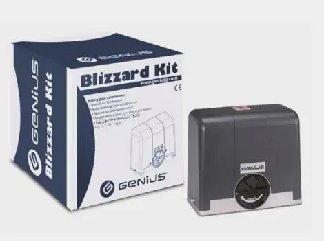 Kit motorisation coulissant Blizzard 500Kg 230V