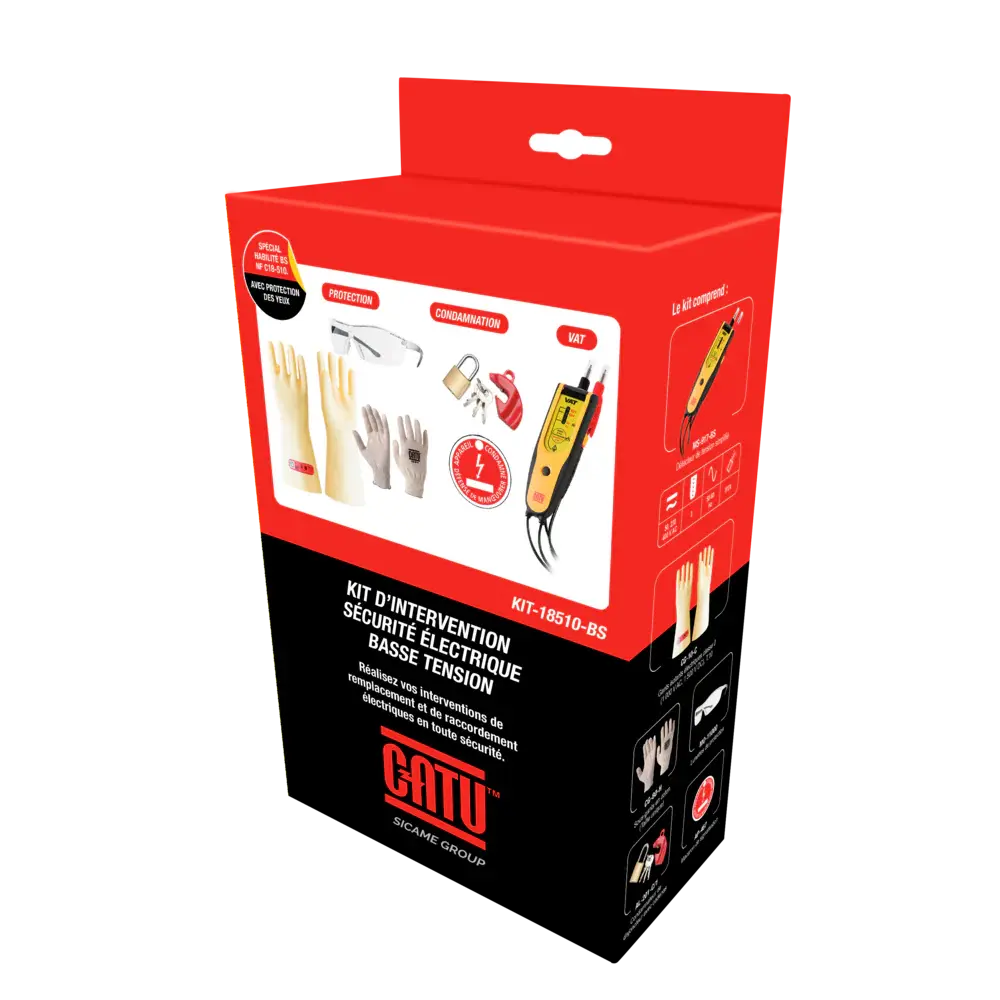 Kit de protection NF C 18510 habilité BS - CATU KIT-18510-BS Compatible con Aplicación Móvil