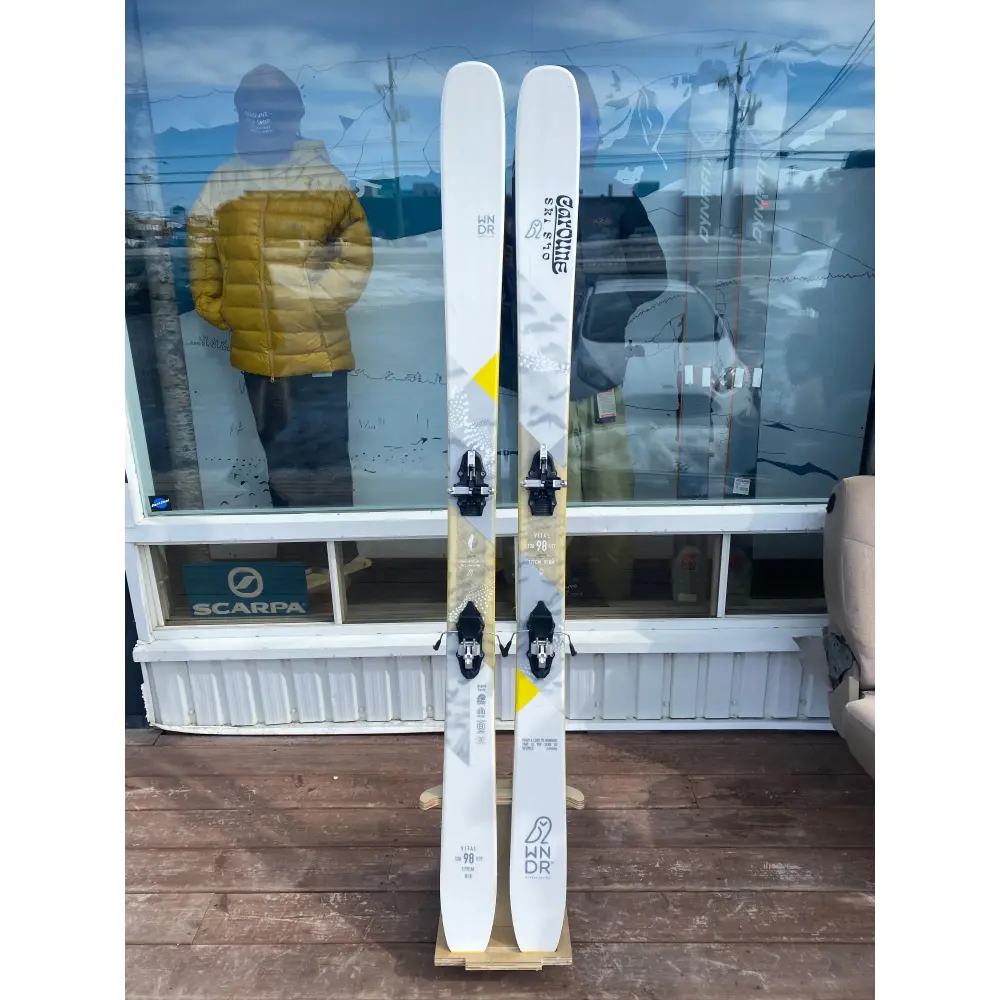 KIT SKI USAGÉ - WNDR ALPINE VITAL 97 Reverse Camber 177cm