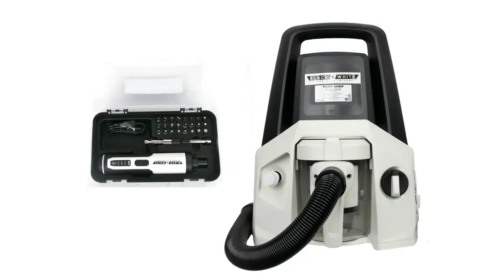 HIDROLAVADORA 4 EN 1 + KIT DESTORNILLADOR COMPACTO RECARGABLE-BLACK & NIEVE