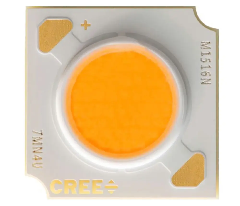 LED CoB Cree LED XLamp, Blanco, 3000K, IRC 92, Vf 35 V, If 1050 (Maximum)mA, 115 °, 1691 lm, 41W | CMA1516-0000-000N0U0A30G