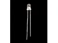 Diodo emisor IR ROHM de LEDs, 1.5V, λ 940nm, 8.4mW/sr, ±16°, encapsulado DIP de 2 pines, mont. pasante | SIR-341ST3F